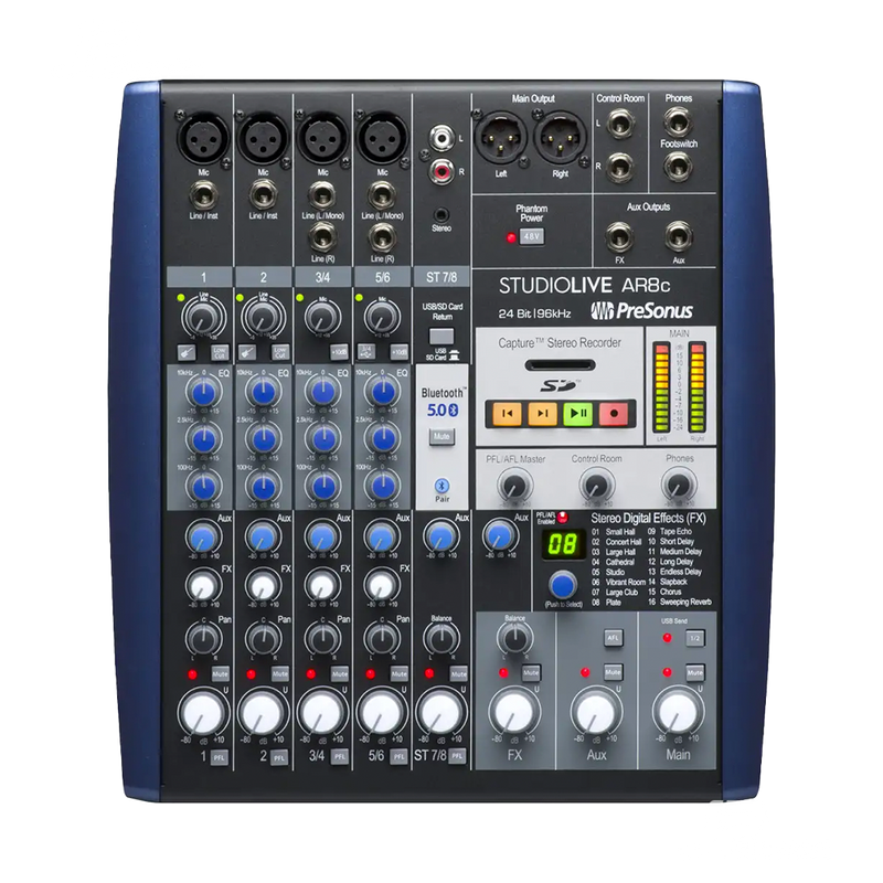 MEZCLADORA PRESONUS 2779214103 STUDIOLIVE AR8C MIXER MX