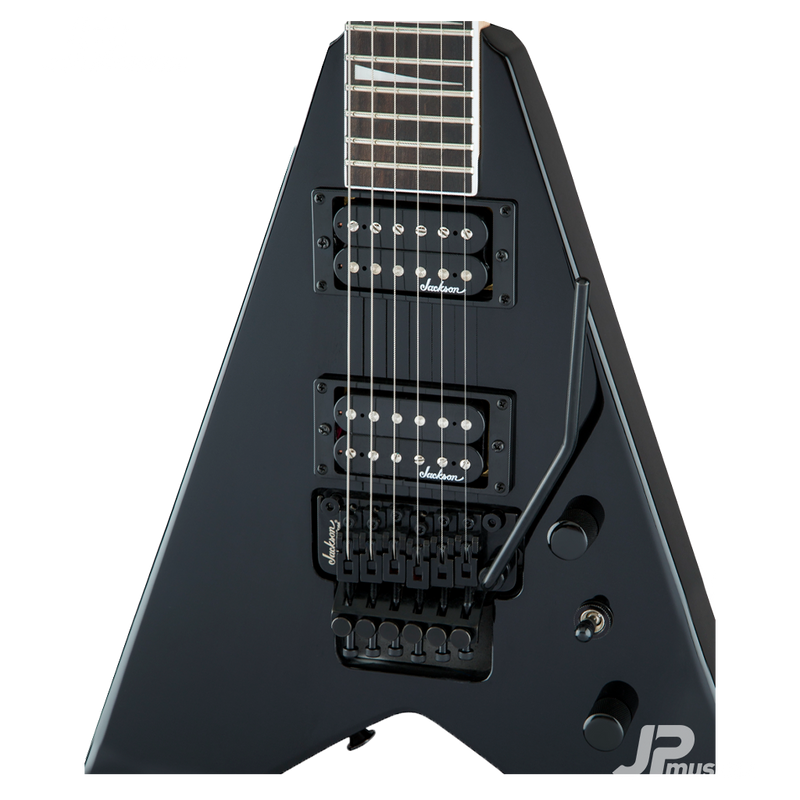 GUITARRA ELECTRICA JACKSON 2910224503 JS32 KV AH FB GLOSS BLACK - JP Musical