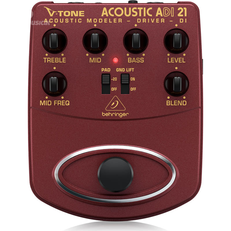 PEDAL DE EFECTOS BEHRINGER V-TONE ACOUSTIC - JP Musical