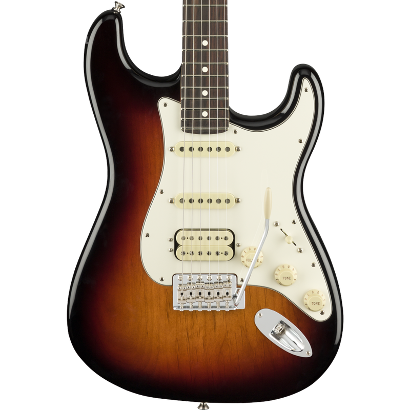 Fender 0114920300 American Performer Stratocaster HSS Rosewood Fingerboard 3-Tone Sunburst - JP Musical