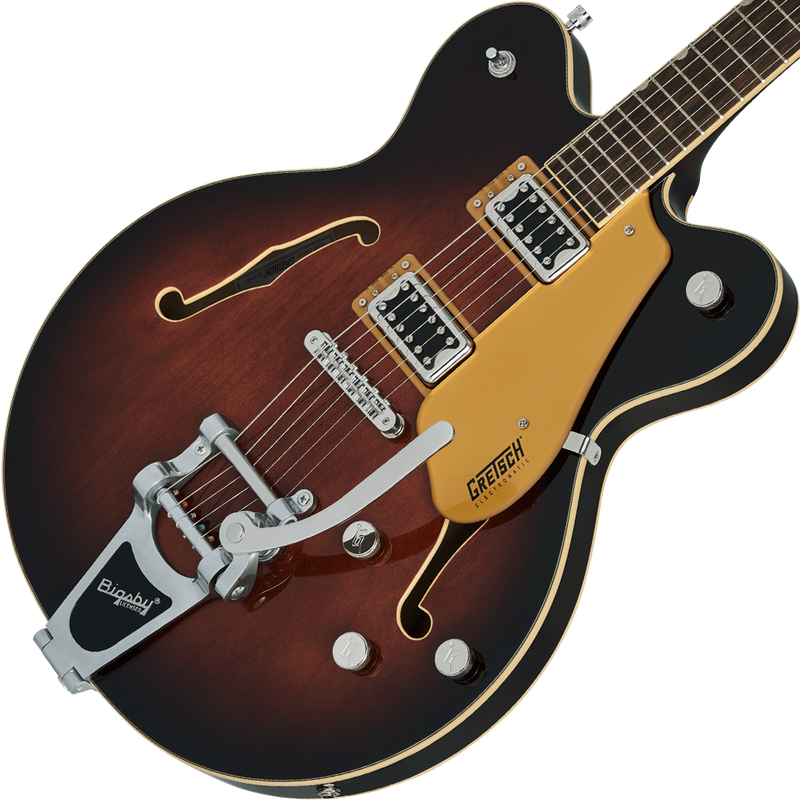 Gretsch 2508300593 G5622T Electromatic Center Block Double-Cut with Bigsby Single Barrel Burst - JP Musical